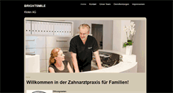 Desktop Screenshot of brightsmile.ch
