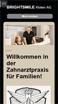 Mobile Screenshot of brightsmile.ch